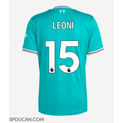 Muški Nogometni Dres Liverpool Giovanni Leoni #15 Rezervni 2025-26 Kratak Rukav Muški Nogometni Dres Liverpool Giovanni Leoni #15 Rezervni 2025-26 Kratak Rukav
